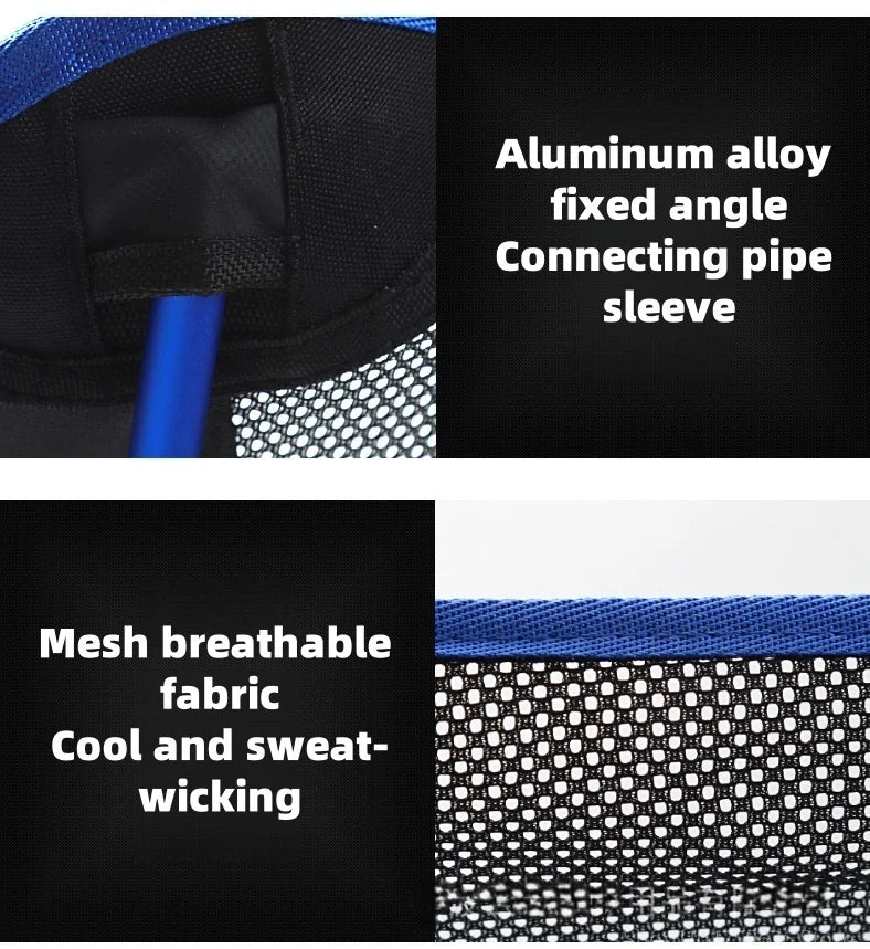 Ultra-Light Foldable Aluminum Alloy Moon Chair – Reclining Outdoor Fishing & Camping Chair